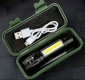 Starcoo. 4000LM Waterdichte Mini-zaklamp Ingebouwde batterij USB Opladen
