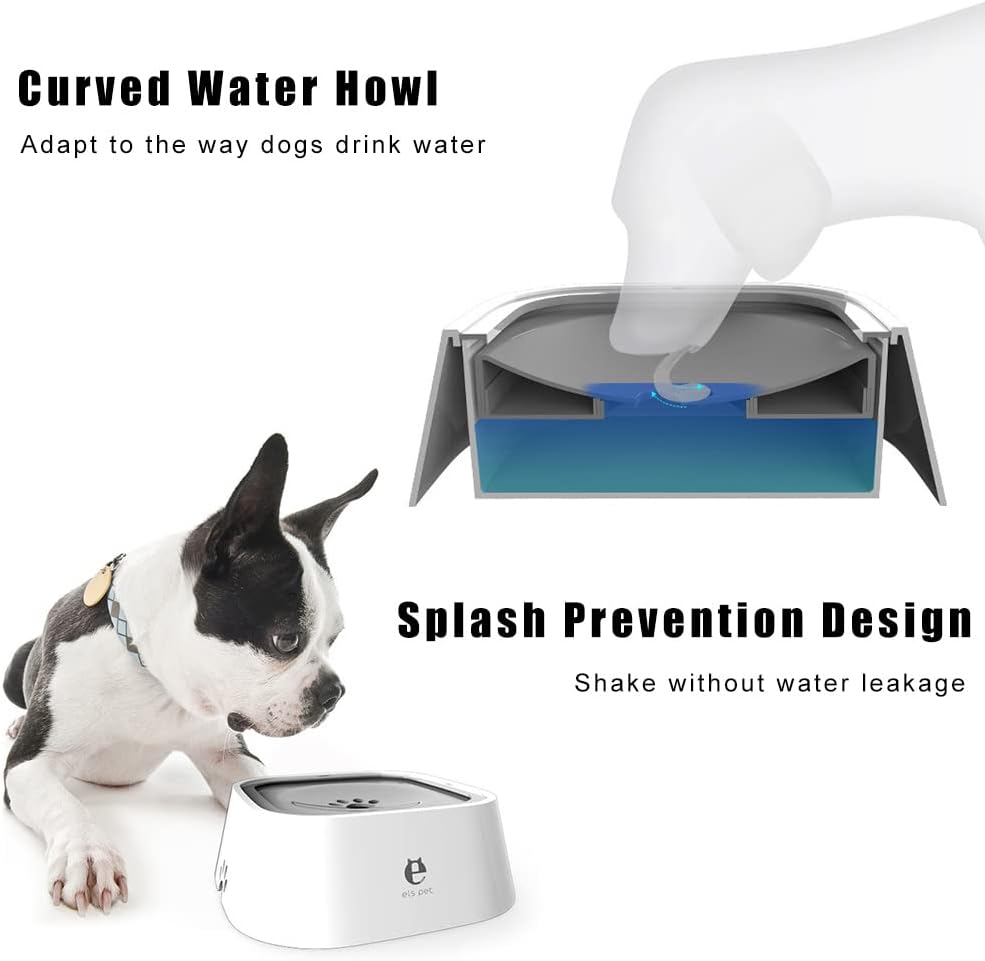 "Geen gemors Bliss: Een revolutie in de watervoorziening voor huisdieren met de ultieme waterbak voor honden!"