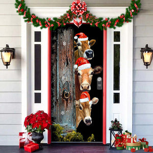 X-MAS deur cover Breng de kerstsfeer naar je voordeur!
